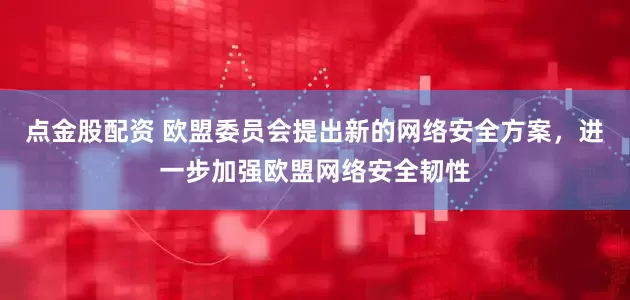 点金股配资 欧盟委员会提出新的网络安全方案，进一步加强欧盟网络安全韧性